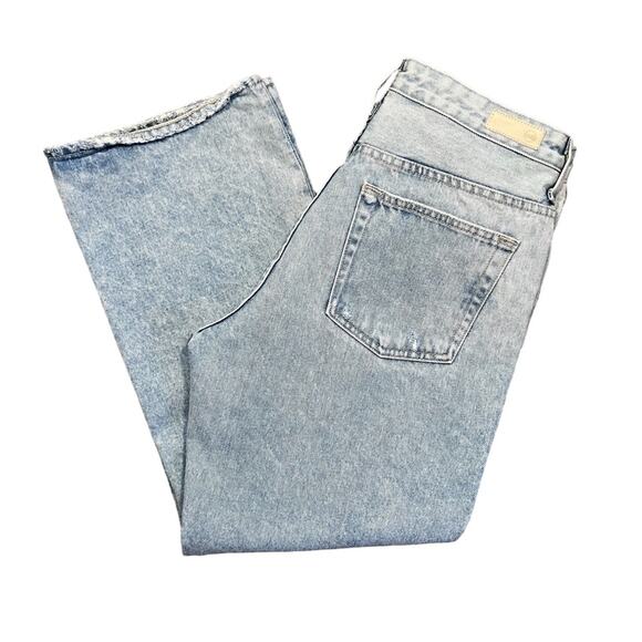 AG Adriano Goldschmied Rhett Aflame Vintage High Rise Straight Crop Jeans 32R - Picture 5 of 16